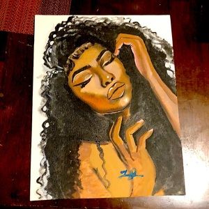 Original piece. Canvas. Acrylic paint.